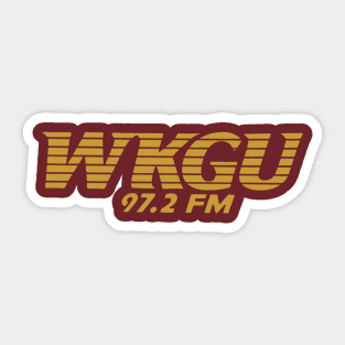 WKGU 97.2 FM On Air in Kier Sticker